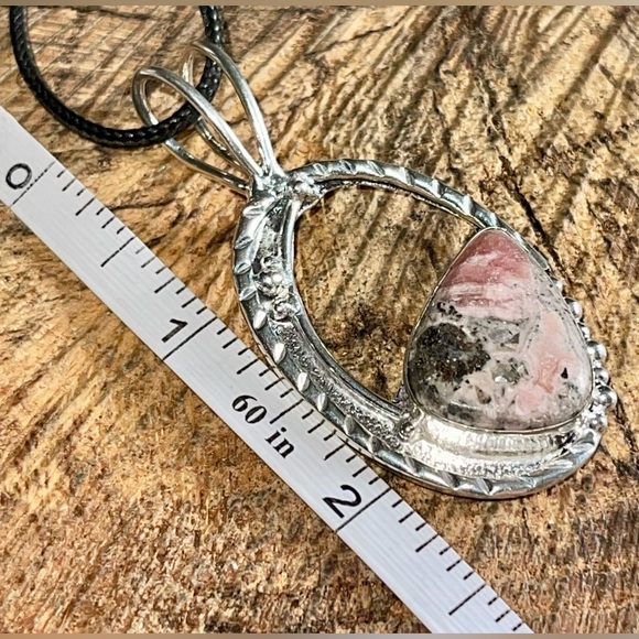 Rhodochrosite “Heart Opener” Pendant 2 1/4” - Picture 9 of 10